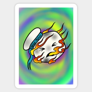 Toasted Marshmallow Man bp Sticker